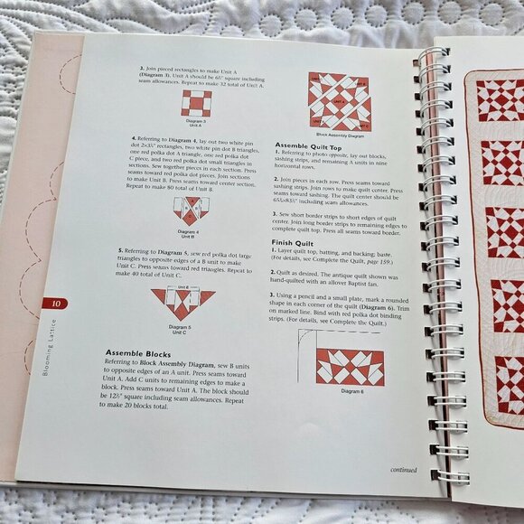 Quilt-Lovers Favorites Volume 8 American Patchwork & Quilting Hardcover Book - Picture 5 of 15